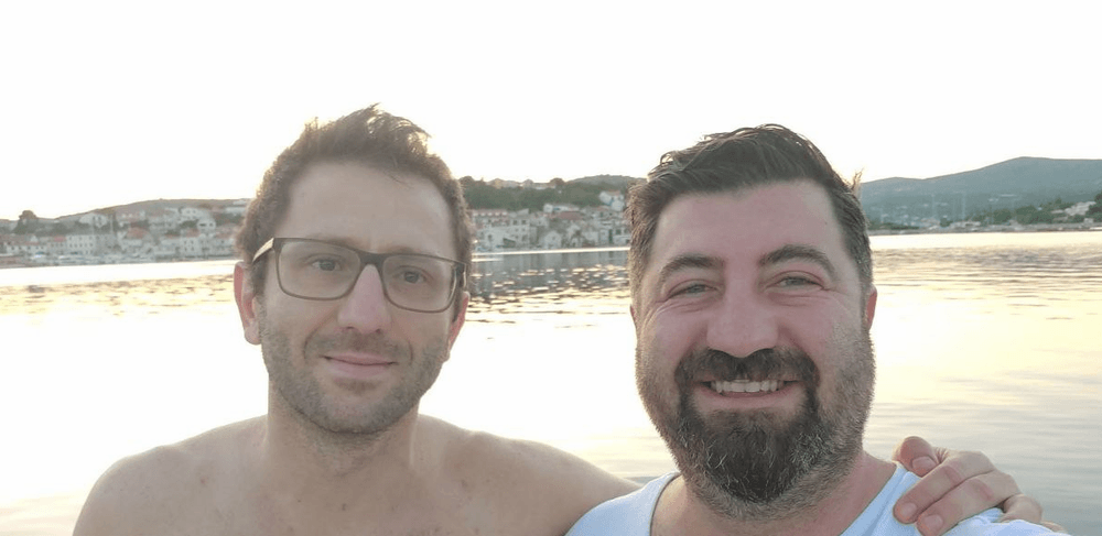 Gunkut and Berkan, the founders of Sail in Adriatic